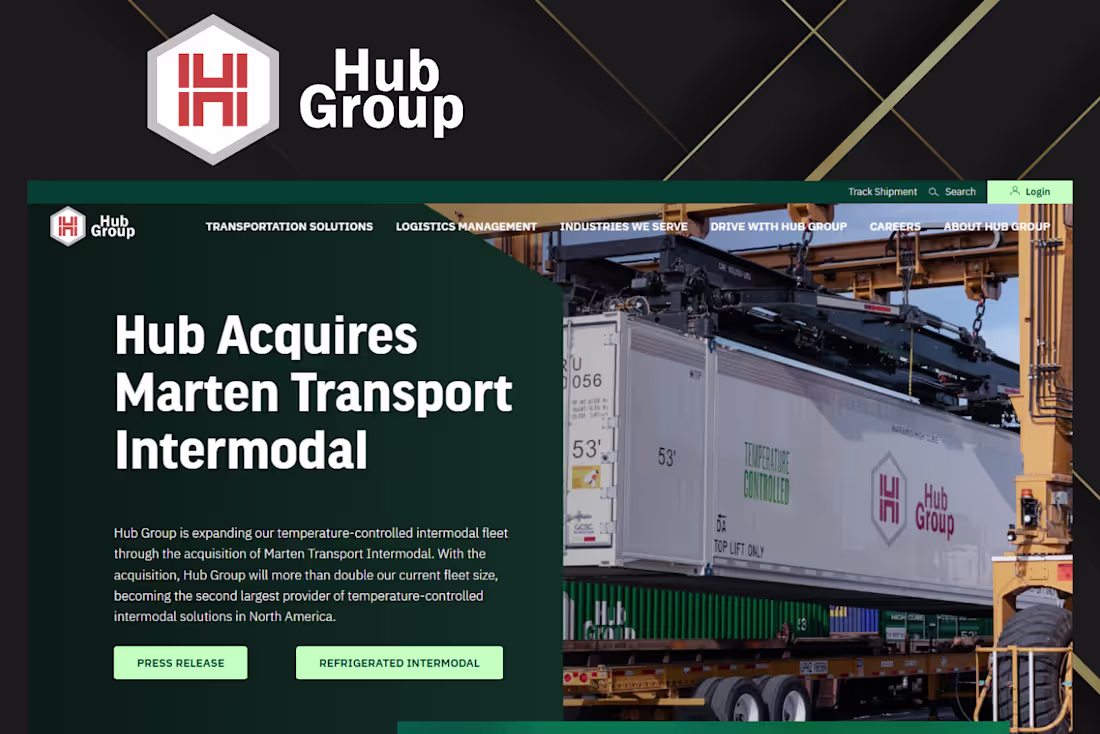 Cover image for Hub Group Website Relaunch