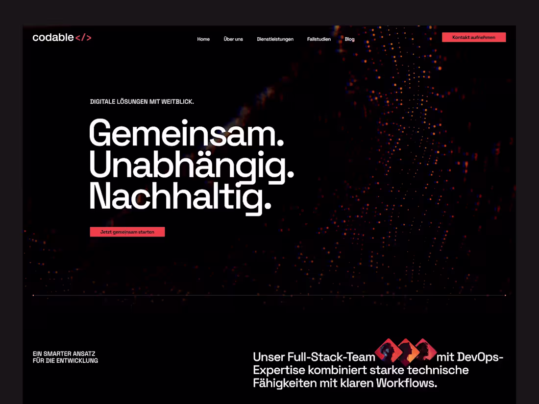 Cover image for Hey folks, here’s a homepage concept I designed for Codable ...