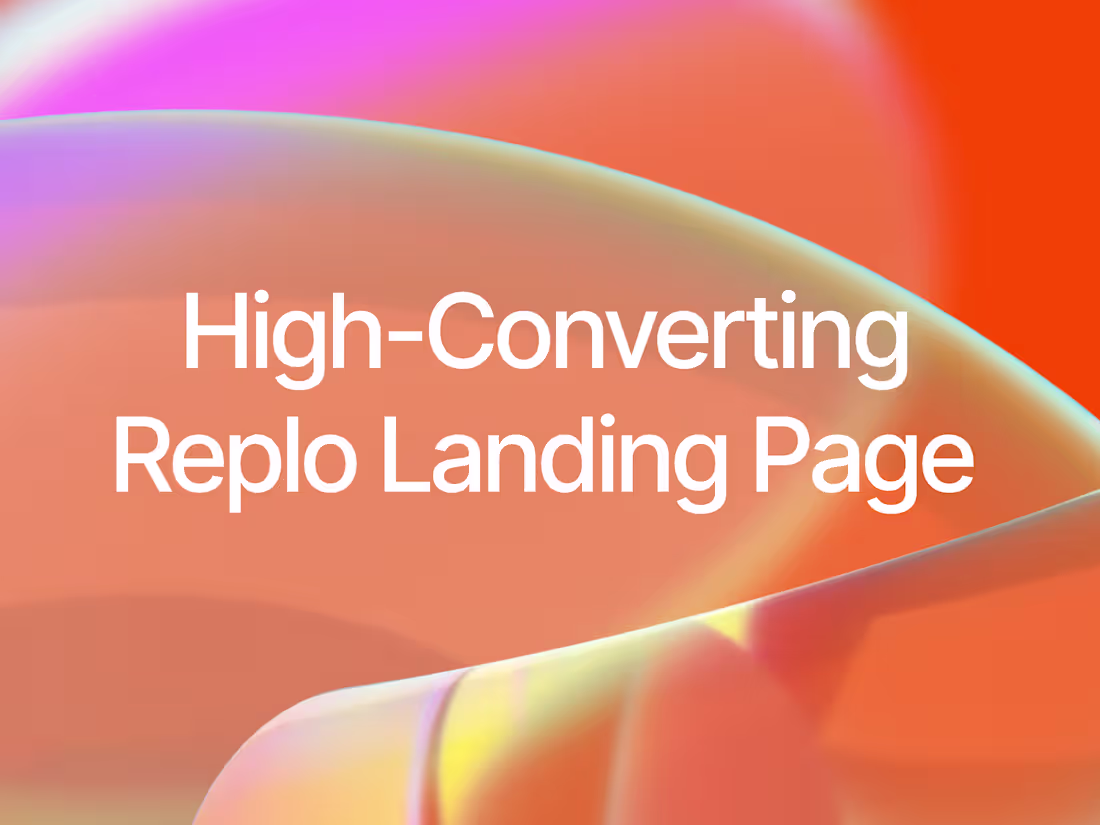 Cover image for High-Converting Replo Landing Page