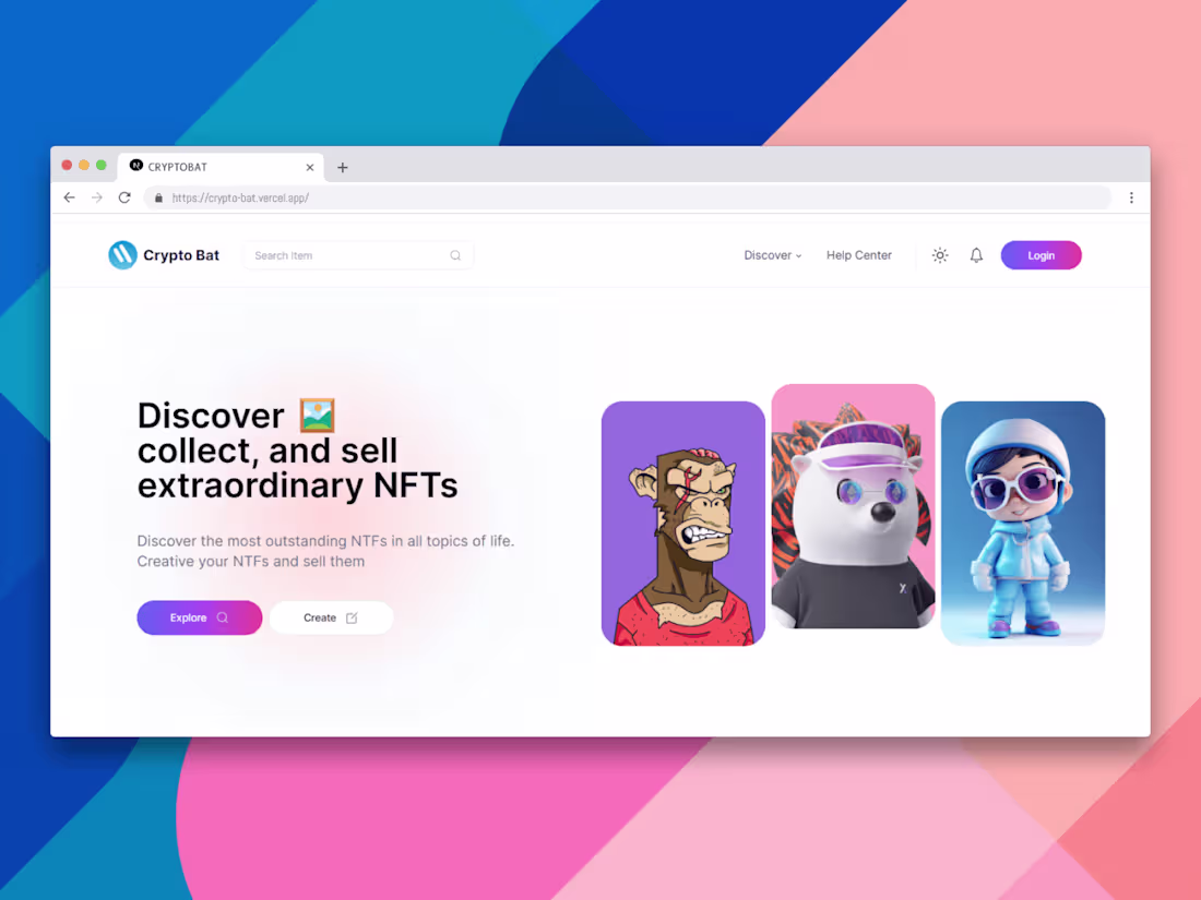 Cover image for CryptoBat - NFT Market Place