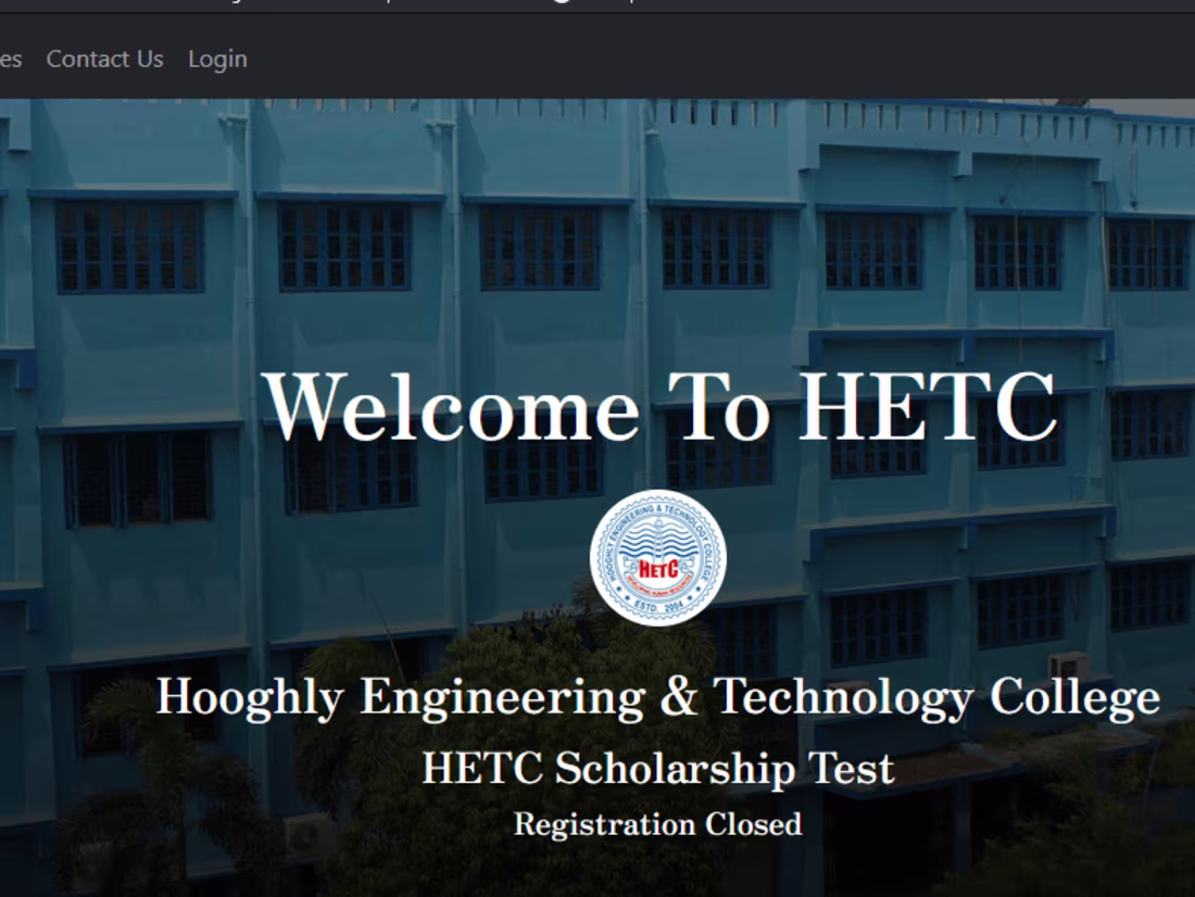 Cover image for Hooghly Engineering & Technology college website