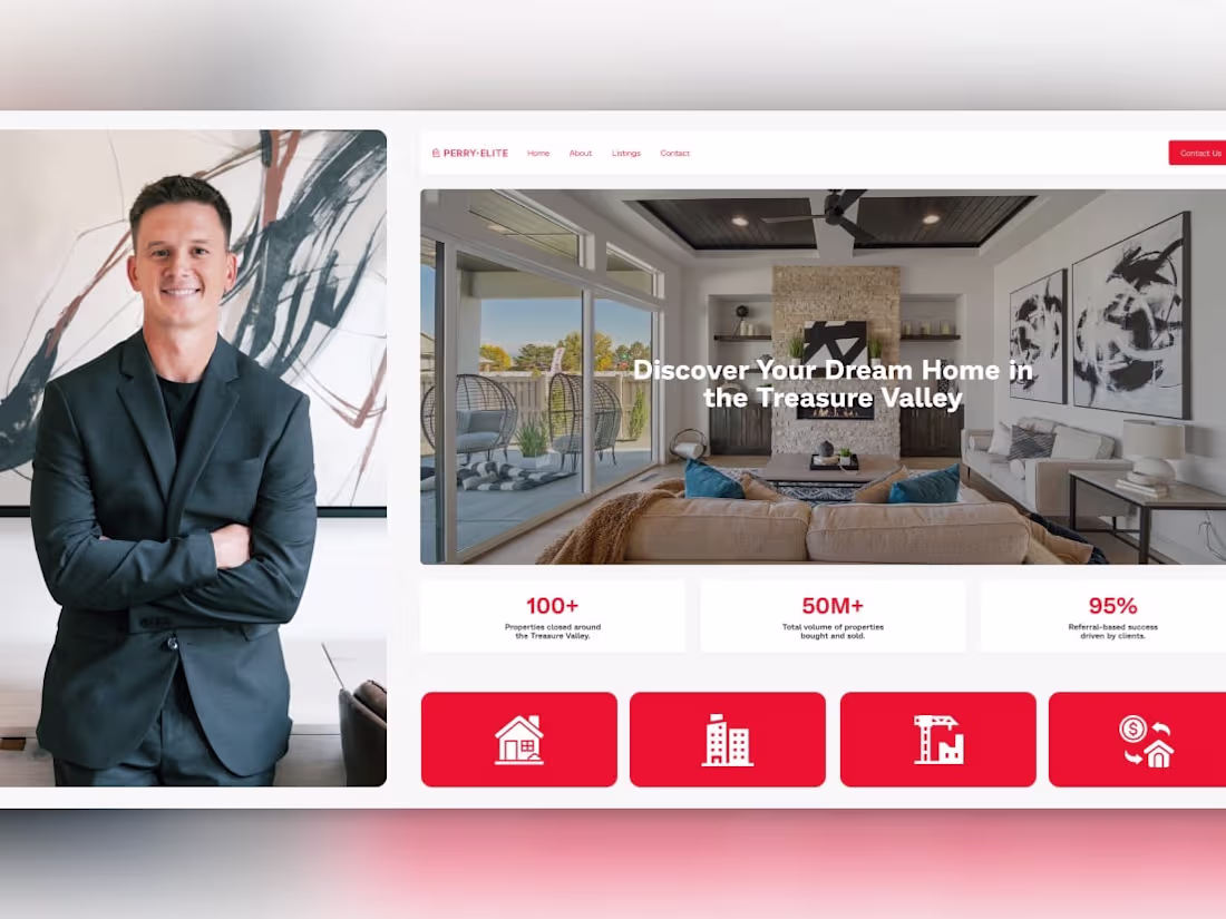 Cover image for Perry Elite - Boise Idaho Real Estate | Webflow Website