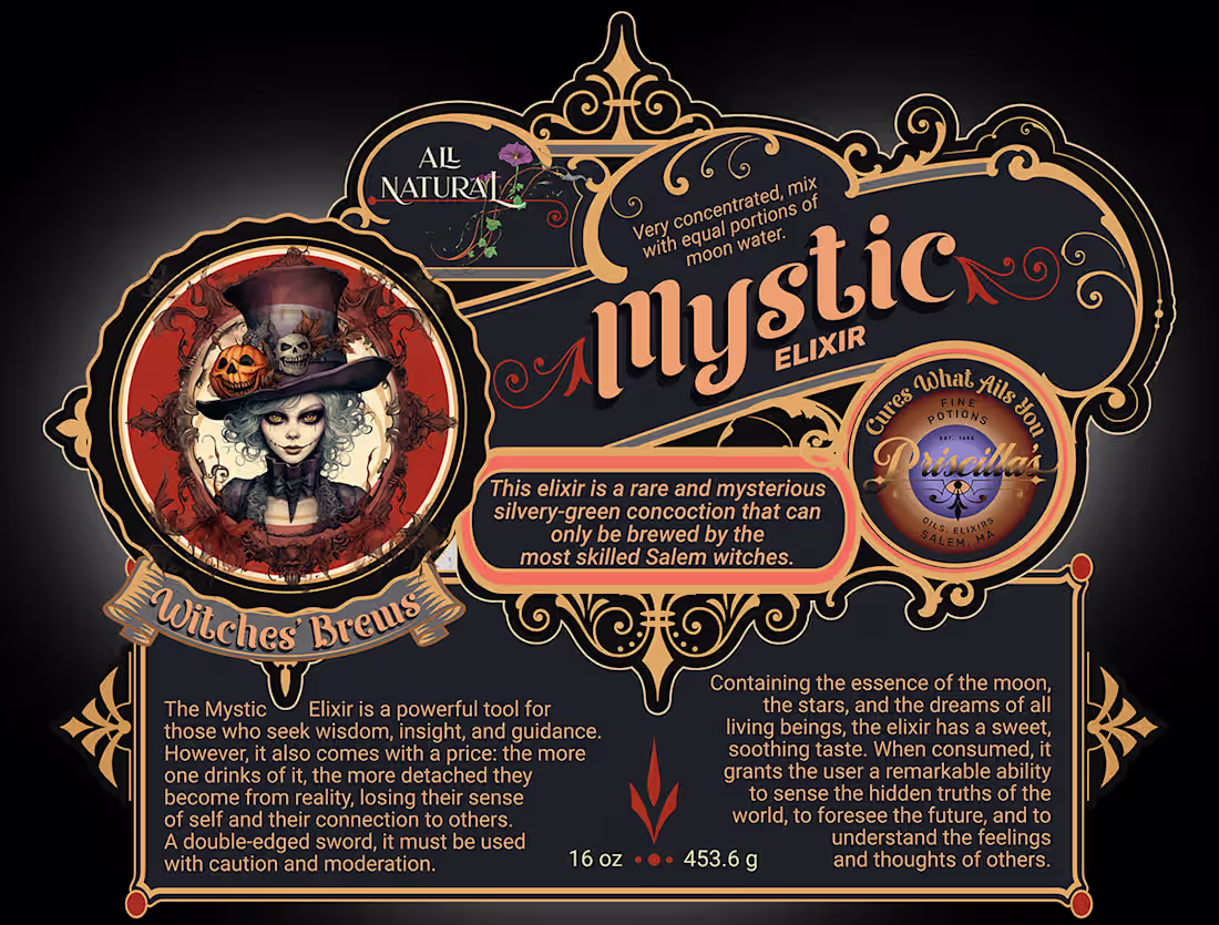 Cover image for Priscilla's Potions :: Behance