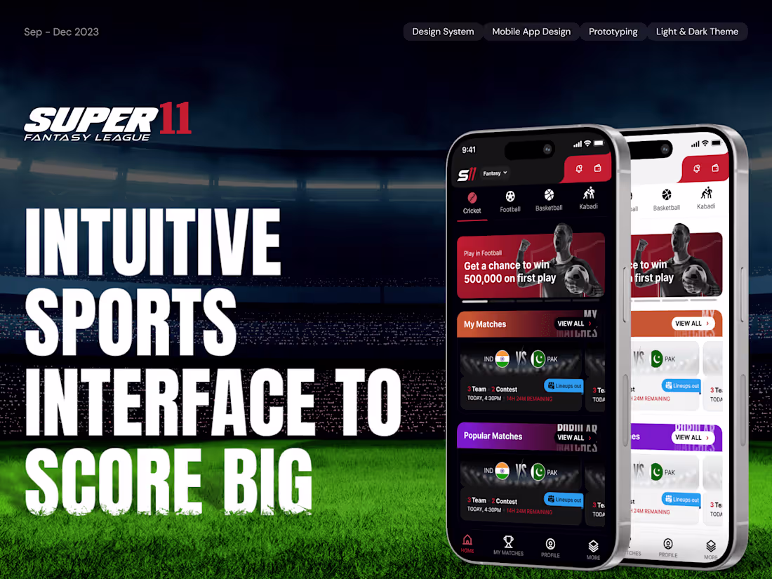 Cover image for Super11 - Fantasy Sports Mobile App 