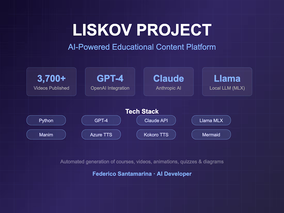 Cover image for 🚀 Built an AI-powered educational content platform that aut...