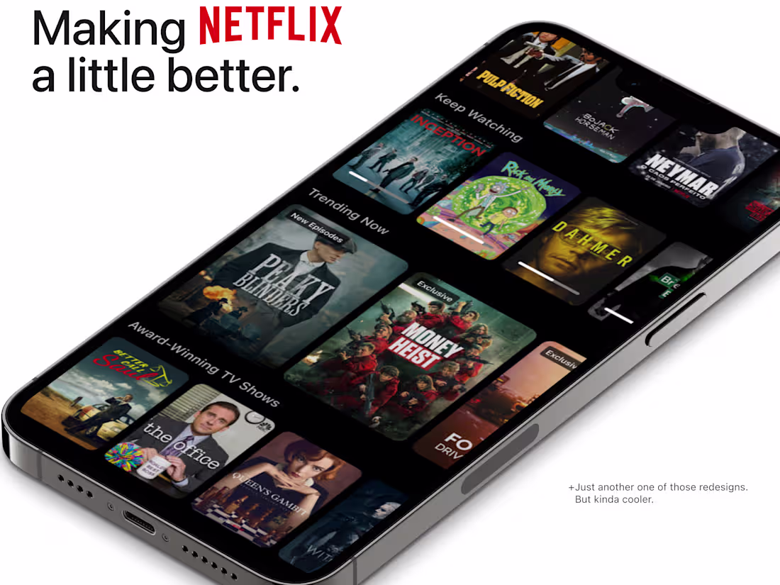 Cover image for Netflix — Redesign