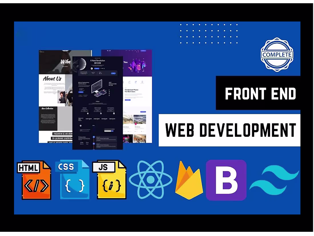 Cover image for I will be your frontend web developer