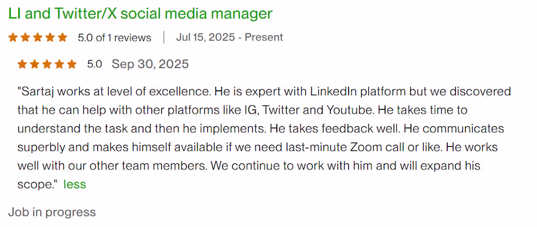 Cover image for Grateful moments like this remind me why I love what I do. H...