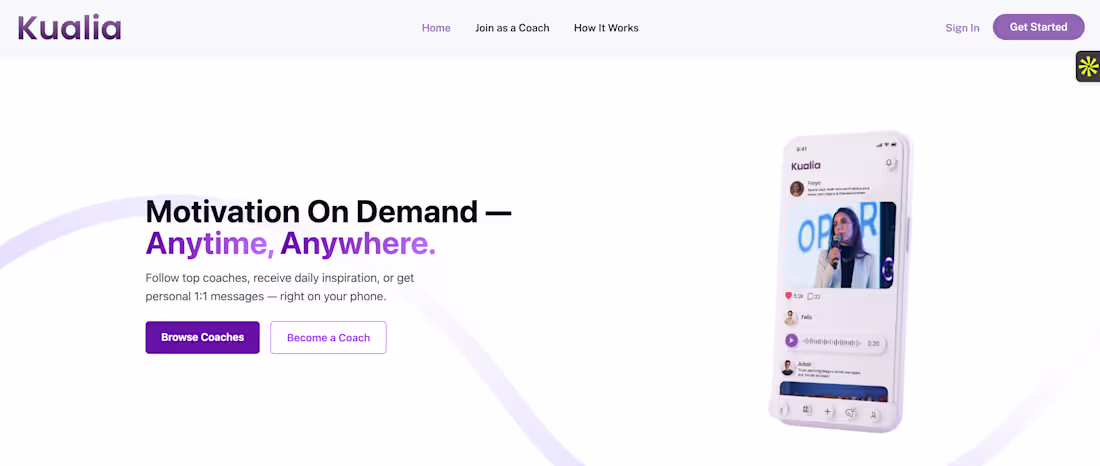 Cover image for Kualia is a modern web-based