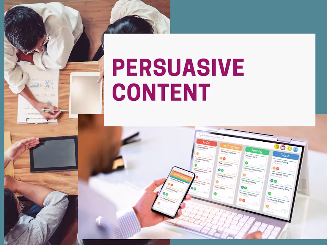 Cover image for Persuasive Content for Client Initiatives