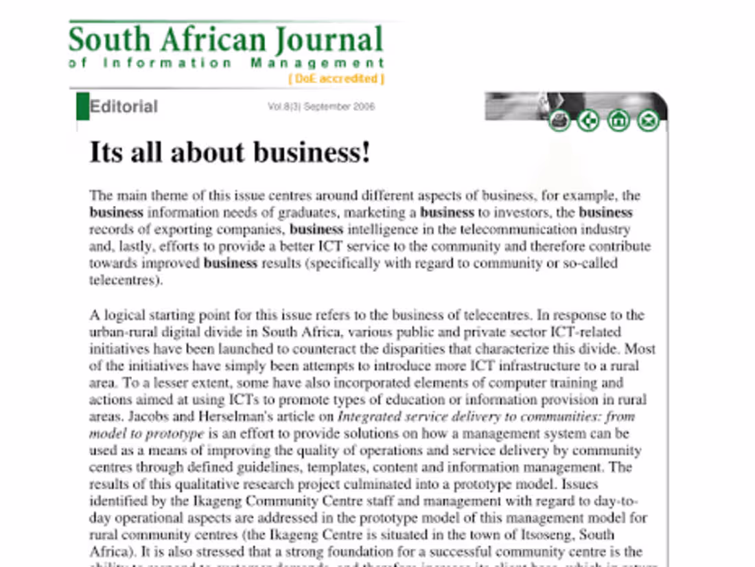 Cover image for Business blog