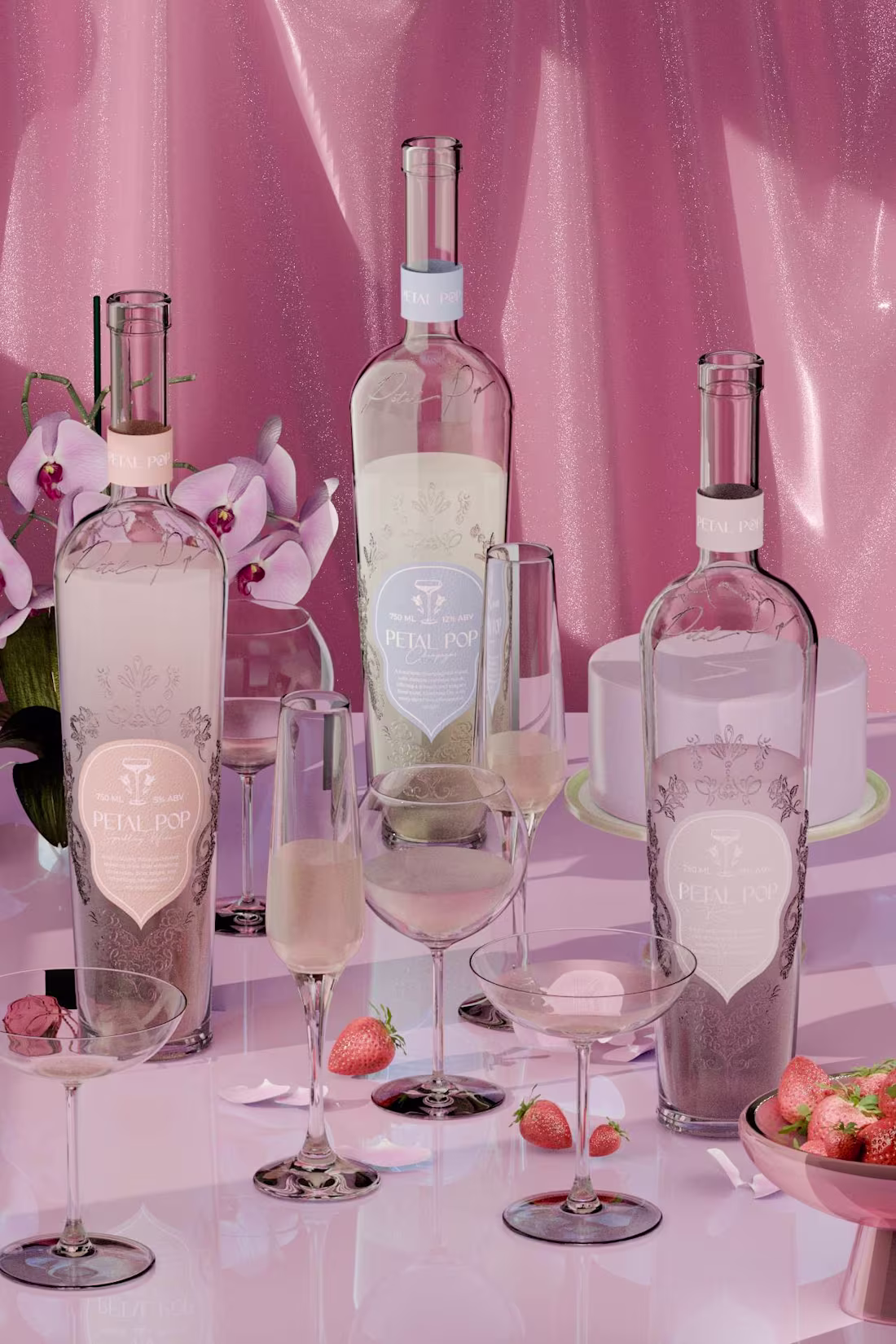 Cover image for Petal Pop: Floral-Inspired Identity with Bespoke Bottle Designs