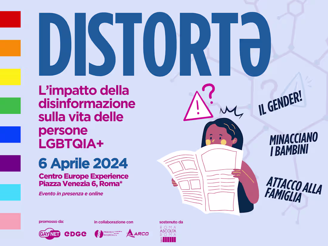 Cover image for Distort – The Impact of Disinformation on LGBTQIA+ lives