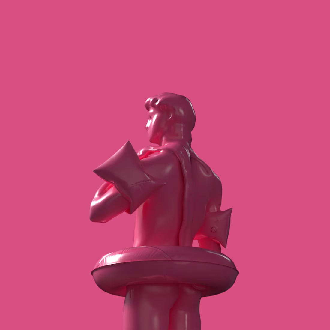 Cover image for INFLATABLE PINK