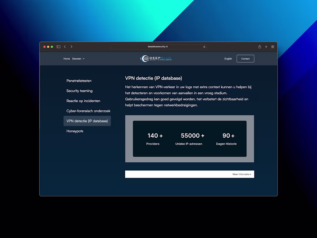 Cover image for DeepBlue Security - Website Design & Webflow Development