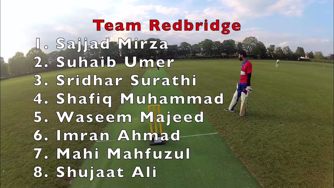 Cover image for Team Redbridge VS Noah Hill Stars - YouTube