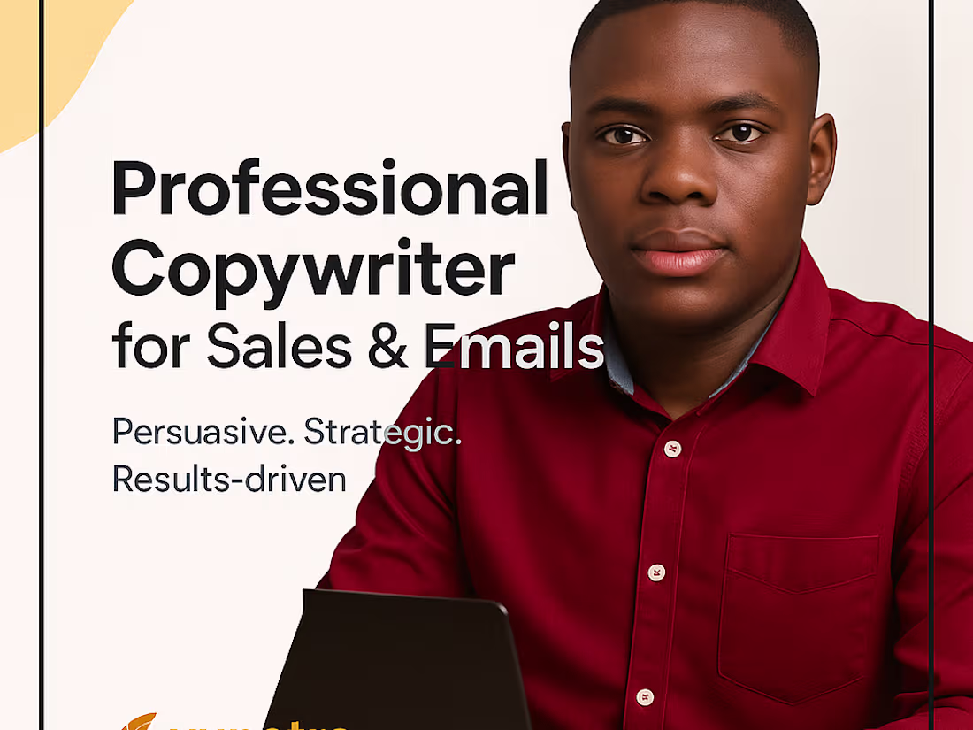 Cover image for High Converting Sales Copy, Emails & Web Copy That Drive Results