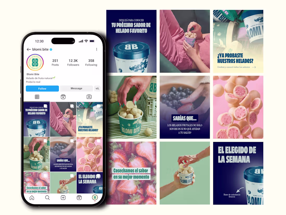 Cover image for Social Media design - BLOMI