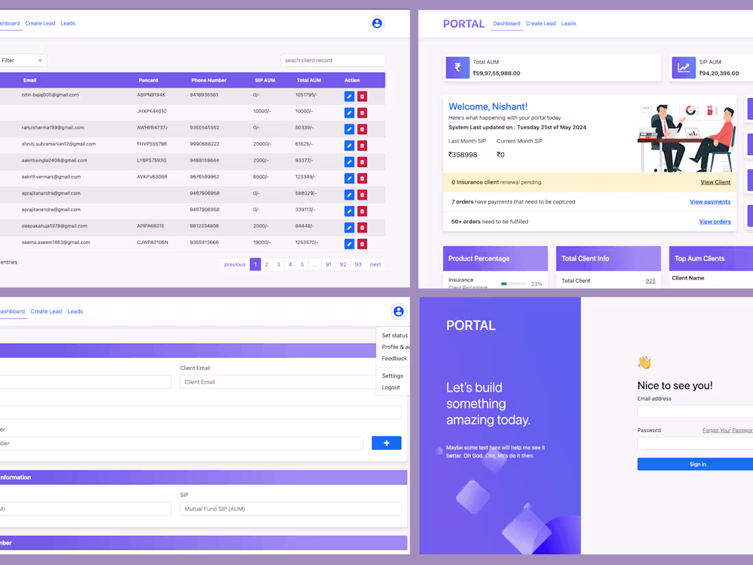 Cover image for Custom Web Application Portal