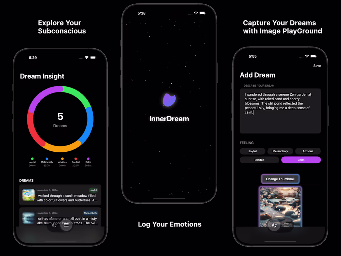 Cover image for 
InnerDream – Explore Your Inner World.
