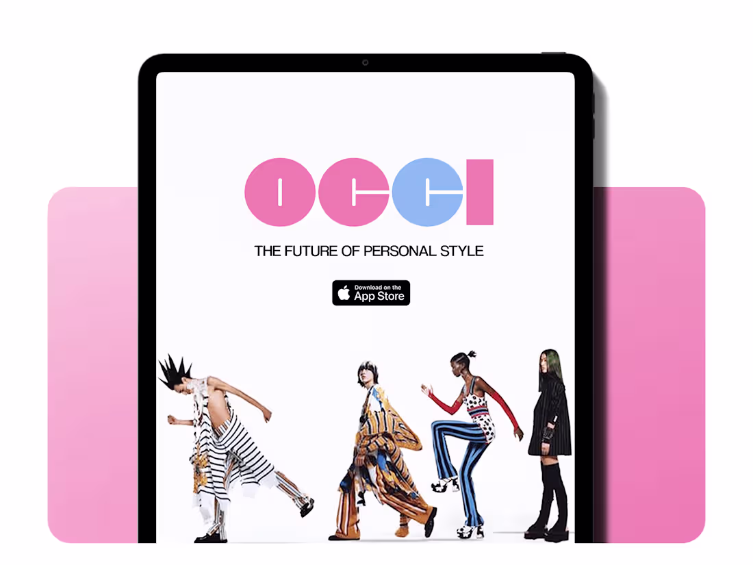 Cover image for OCCI AI Powered Fashion App - Visual Brand Identity