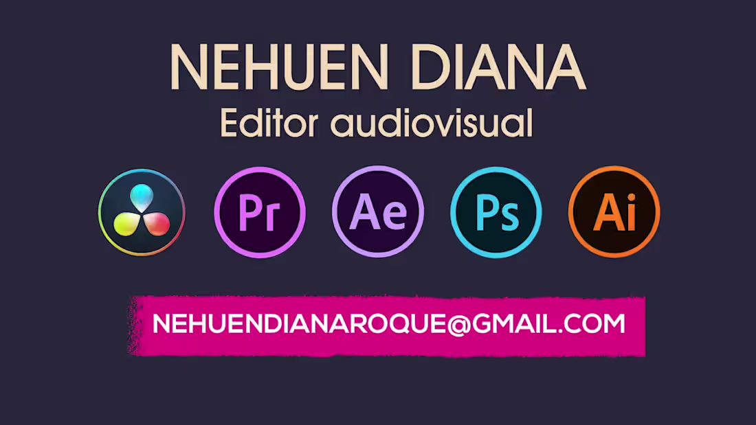 Cover image for Nehuen Diana's Reel - Video editor 