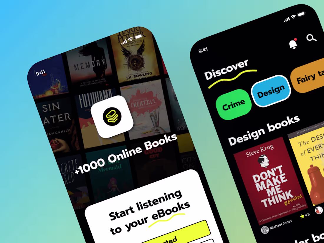 Cover image for Audiobook UI - Mobile App
