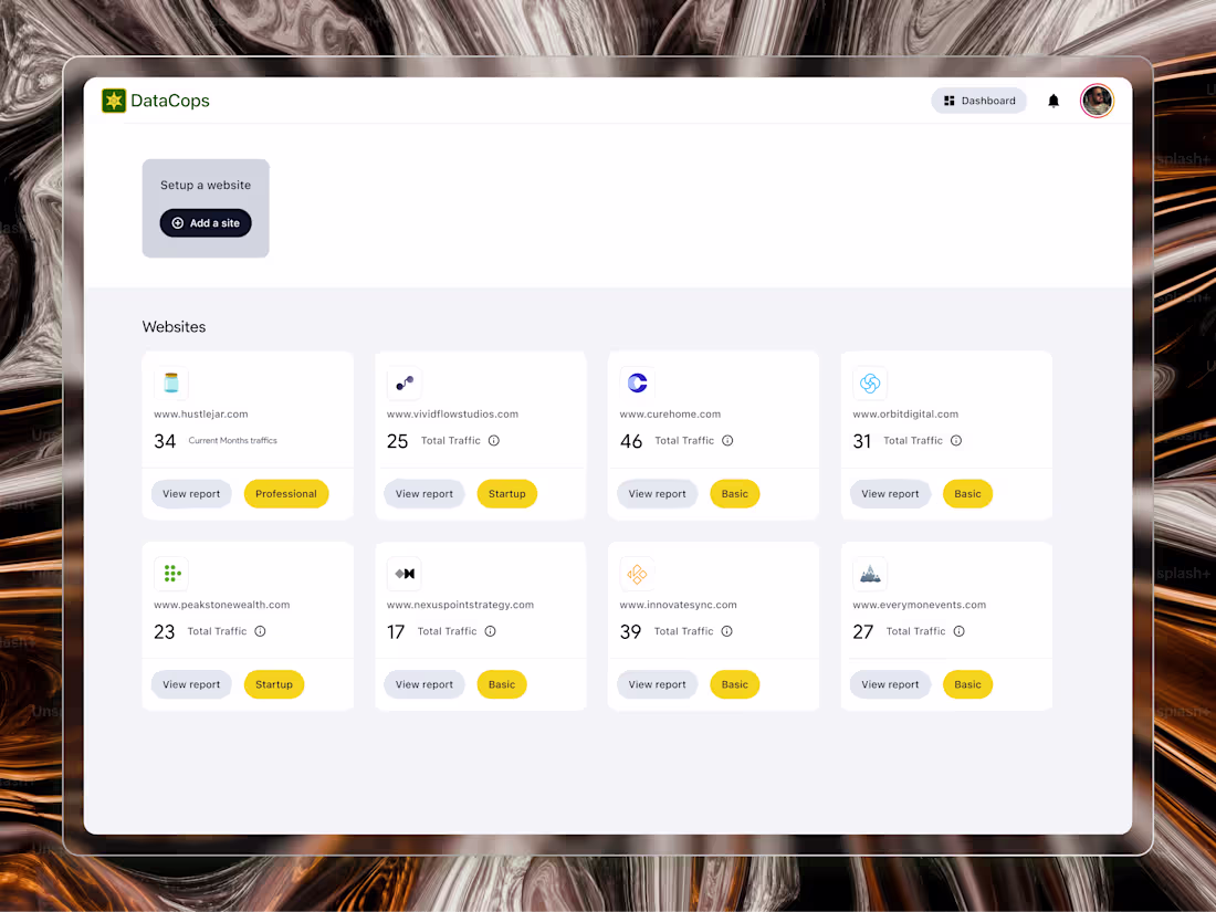 Cover image for  DataCops: Initial setup flow design