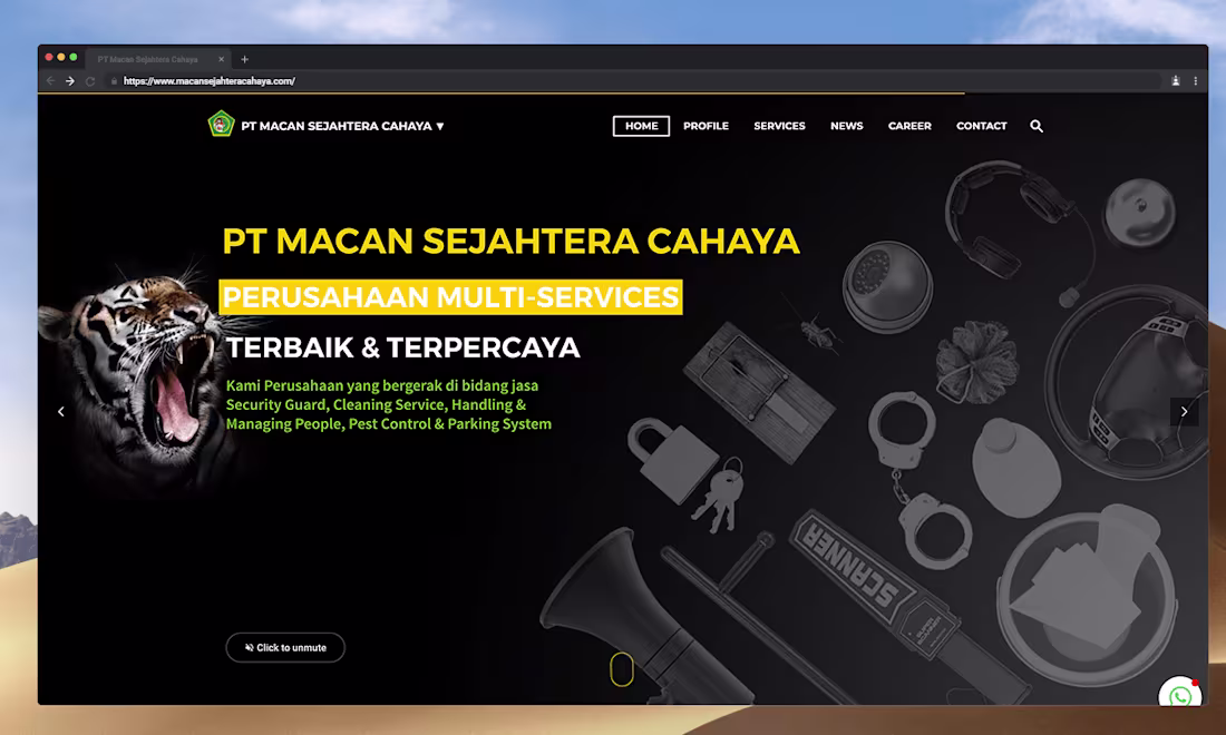 Cover image for Macan Sejahtera Cahaya Company Website