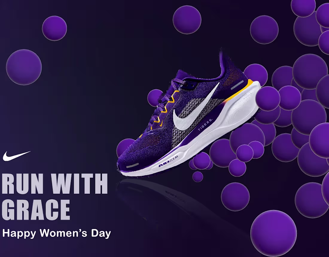 Cover image for Nike Running Shoes Women's Day Speacial Poster Design