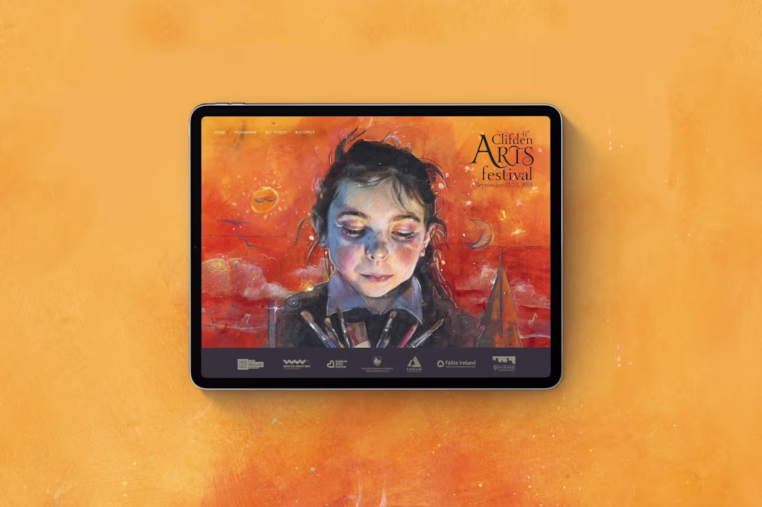 Cover image for Visual and Digital Identity Design for Clifden Arts Festival