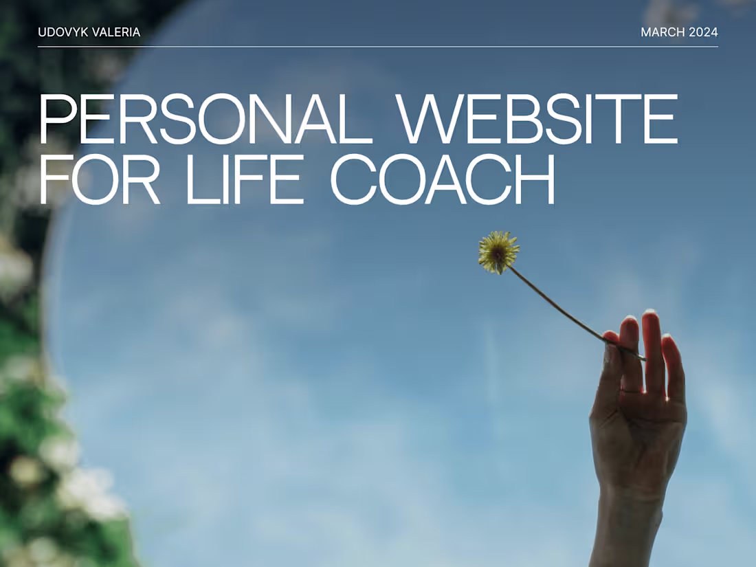 Cover image for Personal Website for Life Coach | Squarespace Website