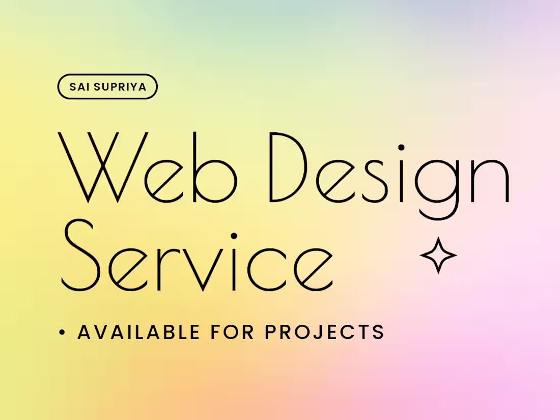 Cover image for Web Designer
