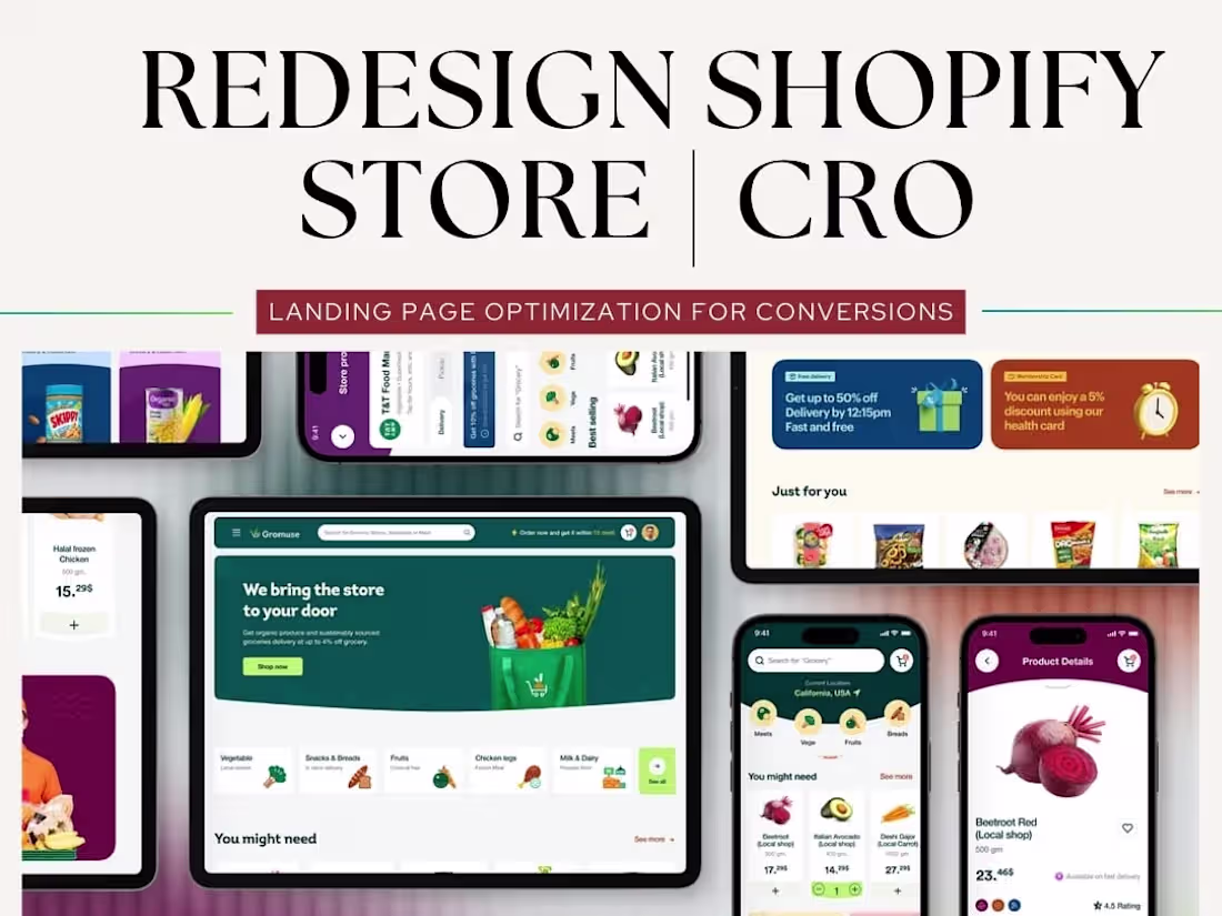 Cover image for Shopify Store Optimization & Redesign