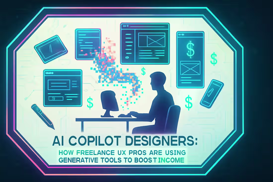Cover image for AI Copilot Designers: How Freelance UX Pros Are Using Generative Tools to Boost Income