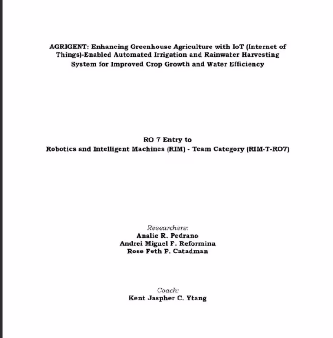 Cover image for Coached a nationally award-winning research