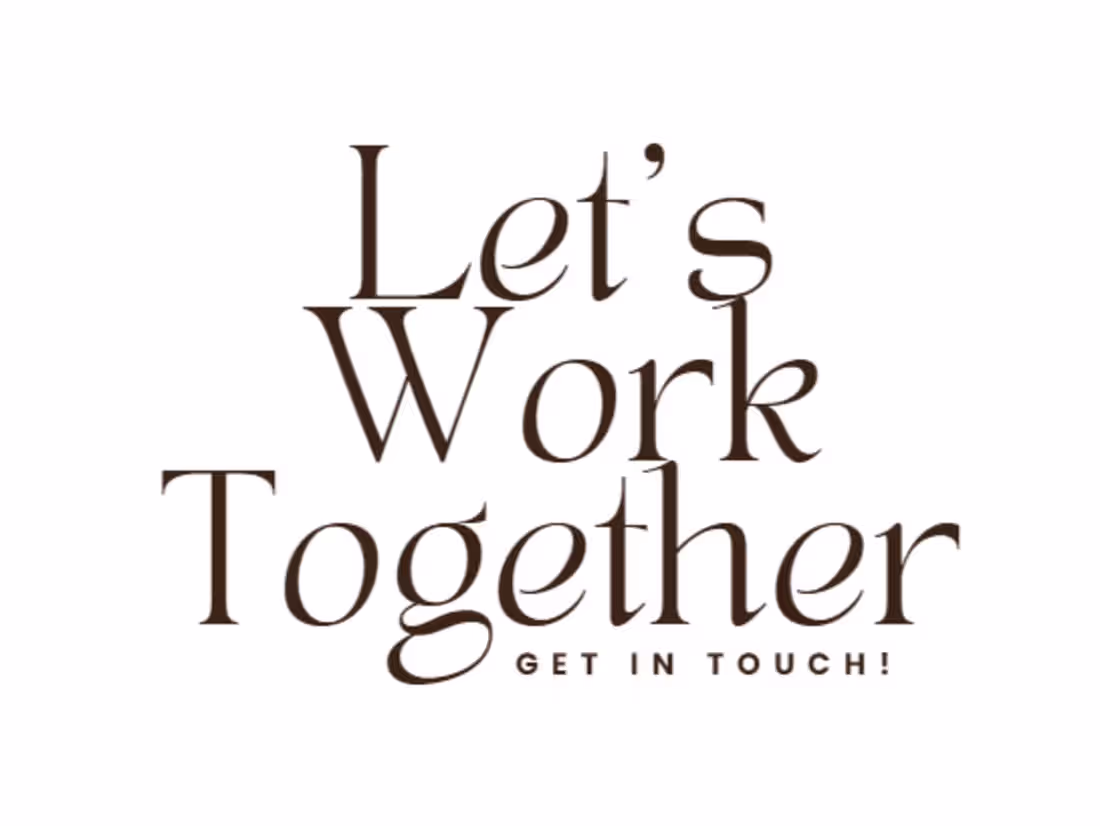Cover image for Lets Work Together! 