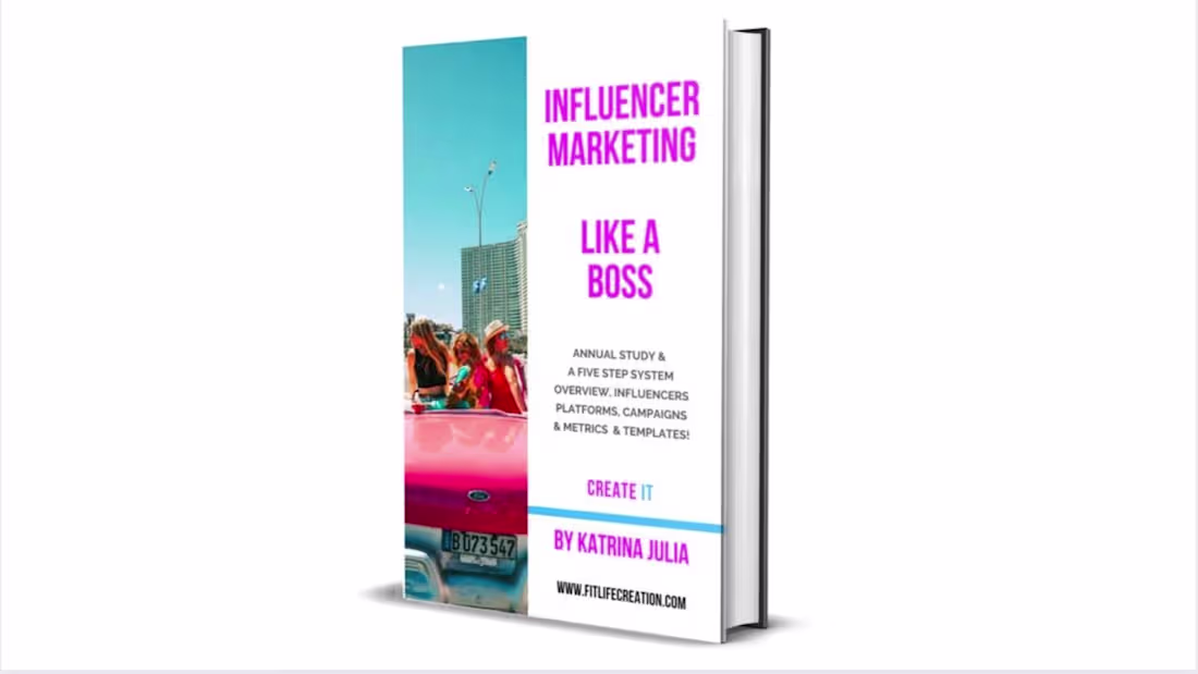 Cover image for Influencer Marketing Guide, Course and Management