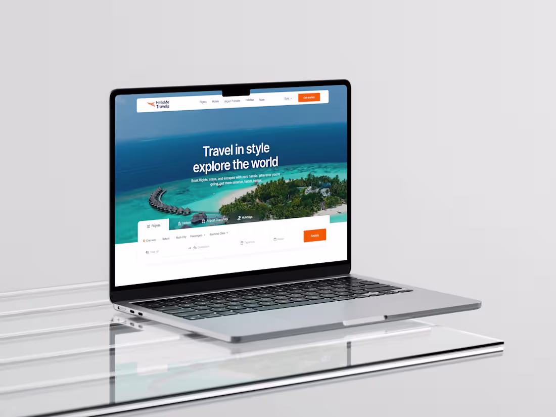 Cover image for Flight and Holiday Booking Website