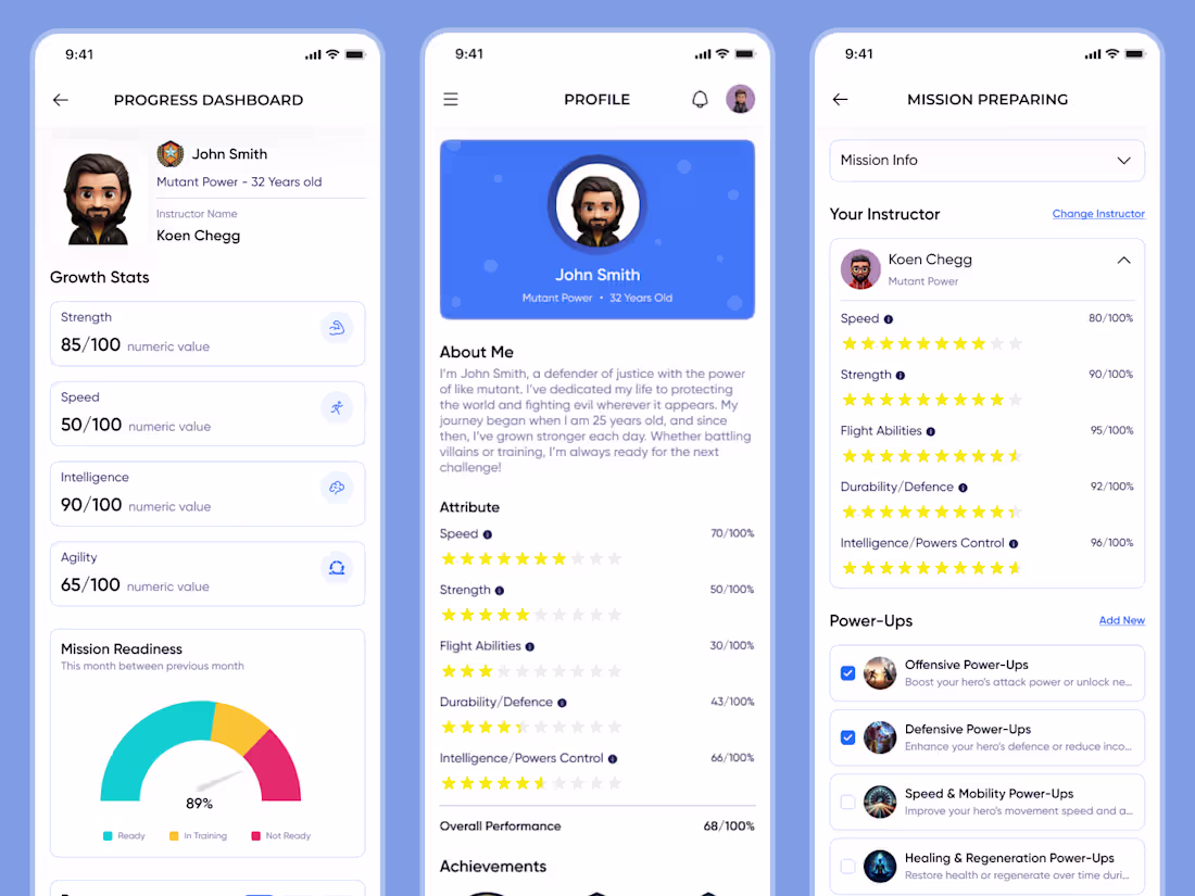 Cover image for Training Academy Mobile App UI/UX Design