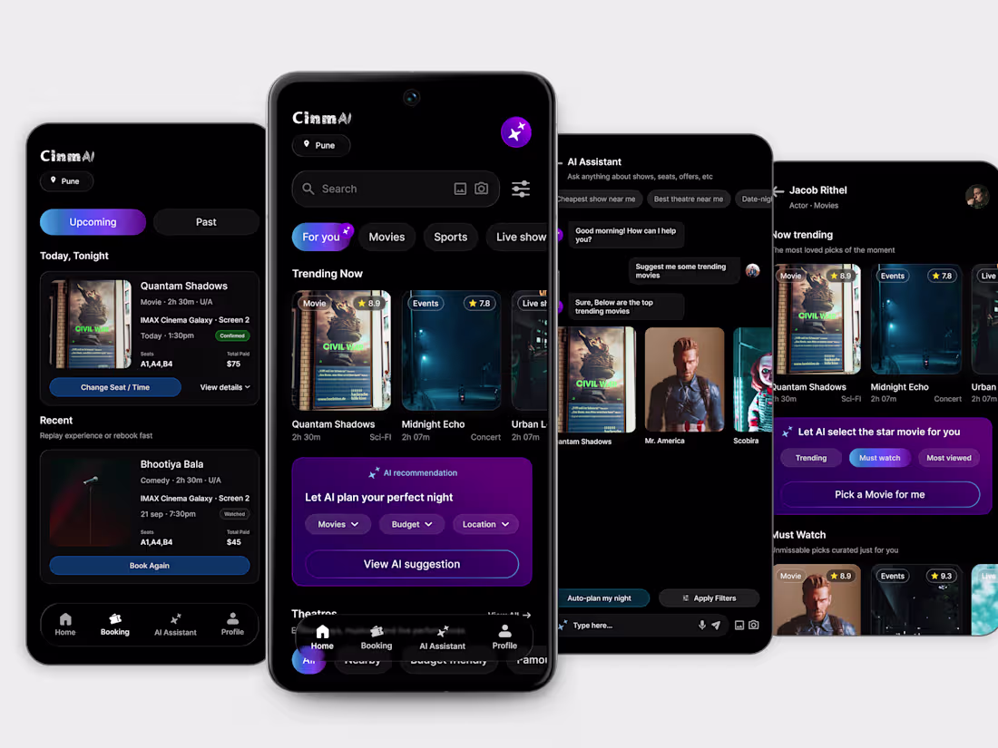 Cover image for CinmAI is a modern AI-focused