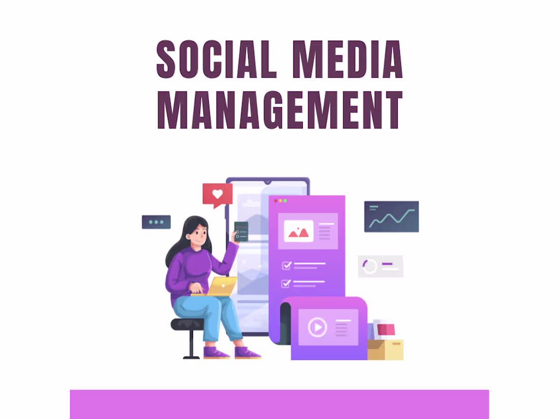 Cover image for Social Media Management & Content Creation