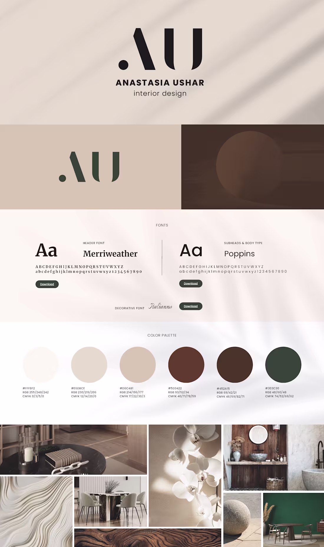 Cover image for Interior Design Studio Brand Identity