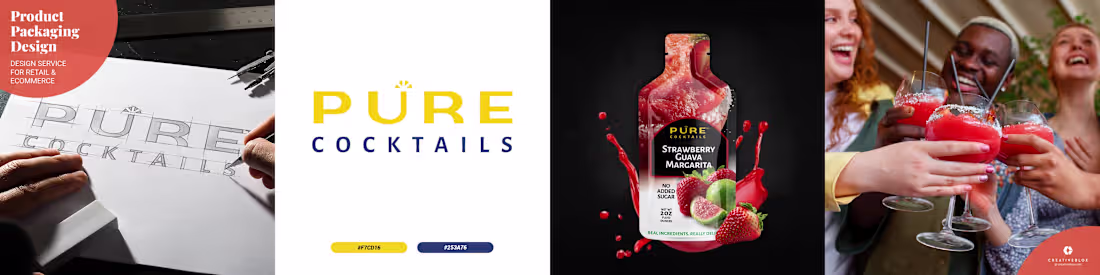 Cover image for Logo & packaging design for Pure Cocktails