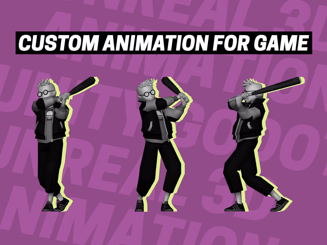 Cover image for Demonstration of animation for game.