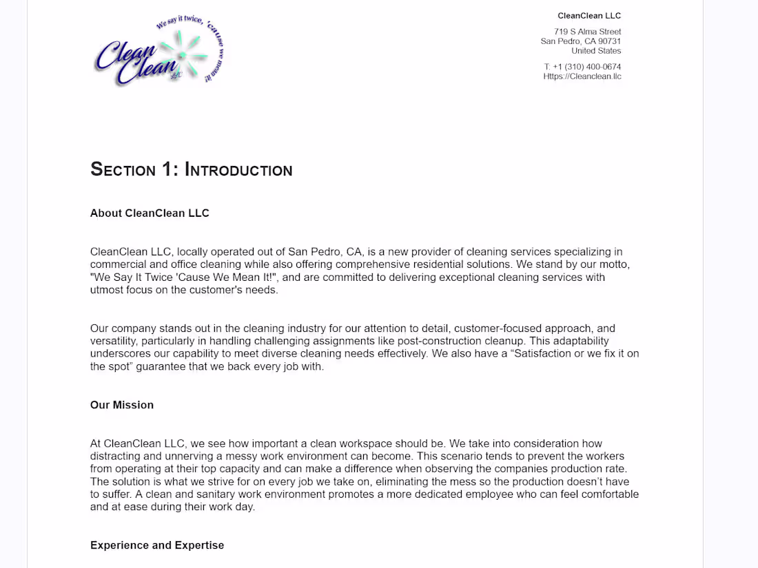 Cover image for Vendor Proposal