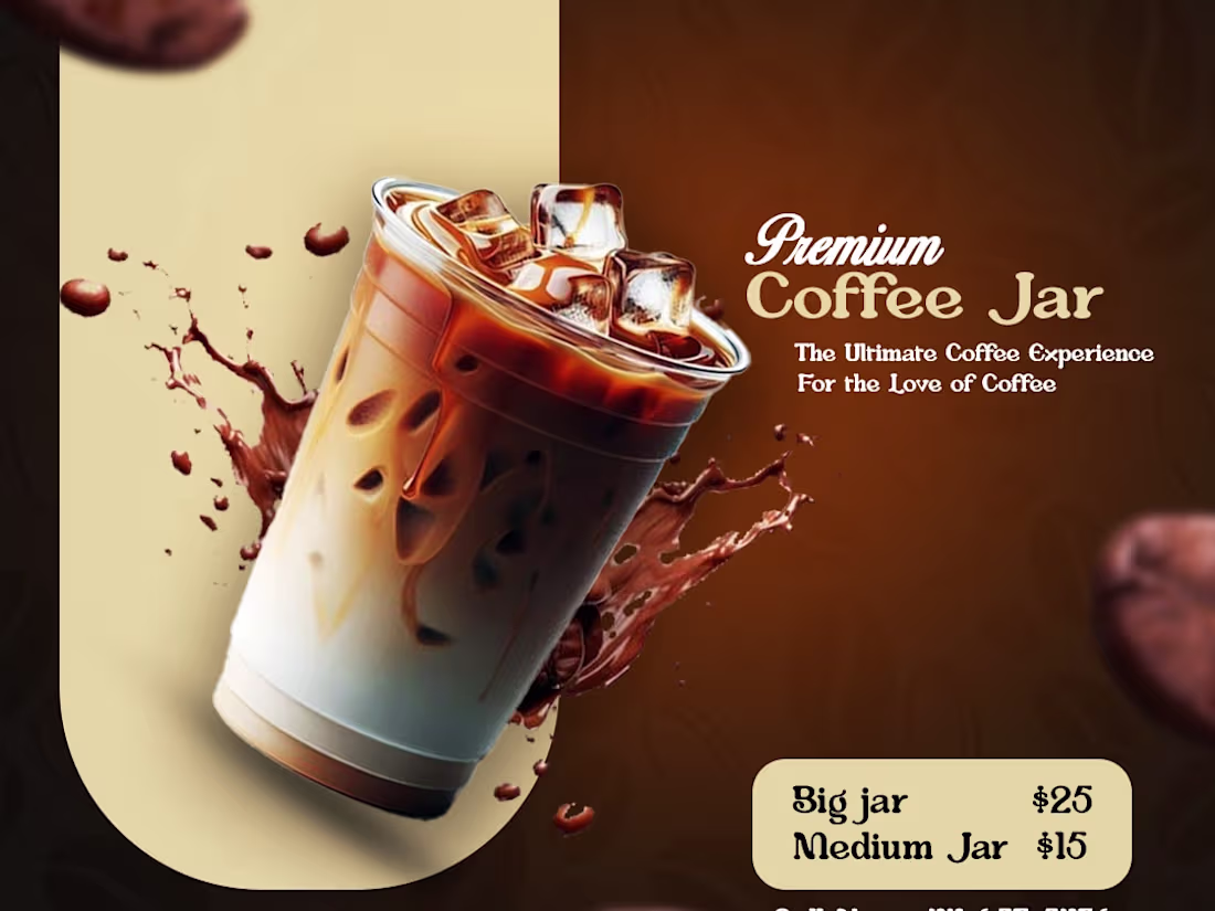 Cover image for Social media poster design Coffee