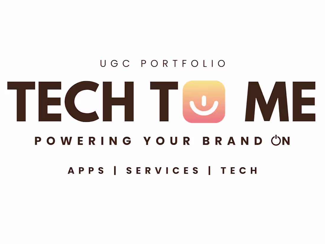 Cover image for Tech to Me UGC