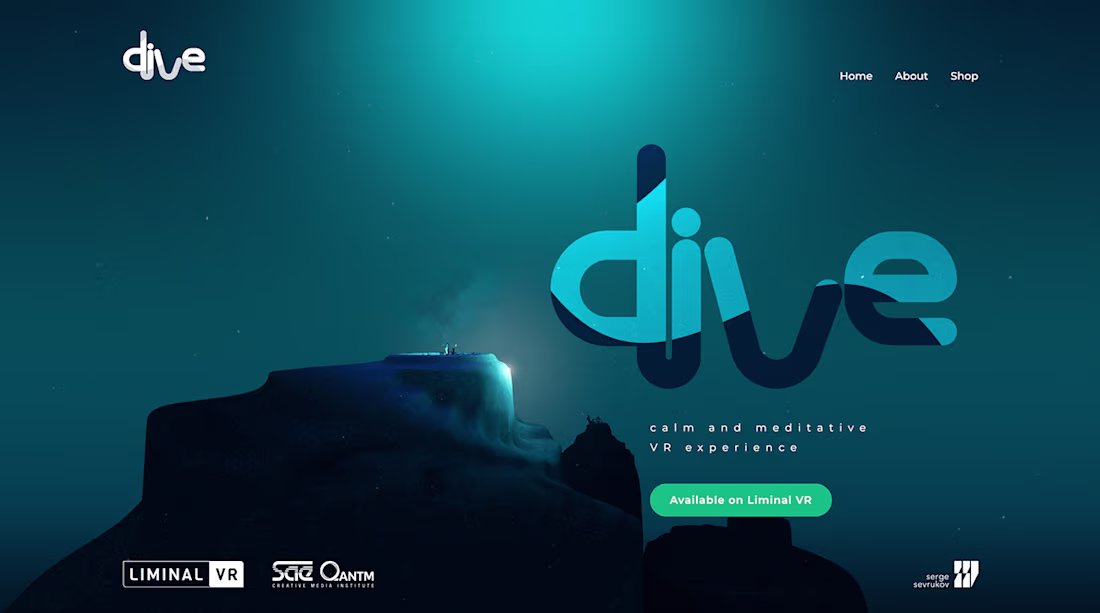 Cover image for Dive VR Experience on Behance