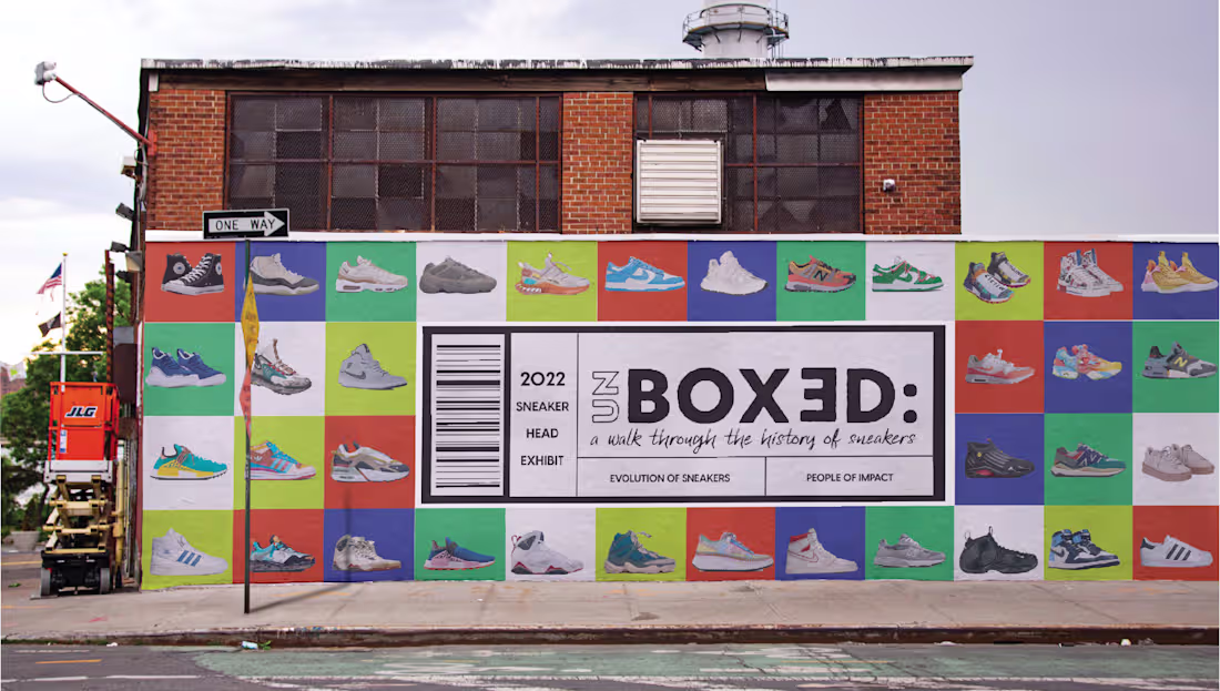 Cover image for Unboxed: A Walk Through the History of Sneakers